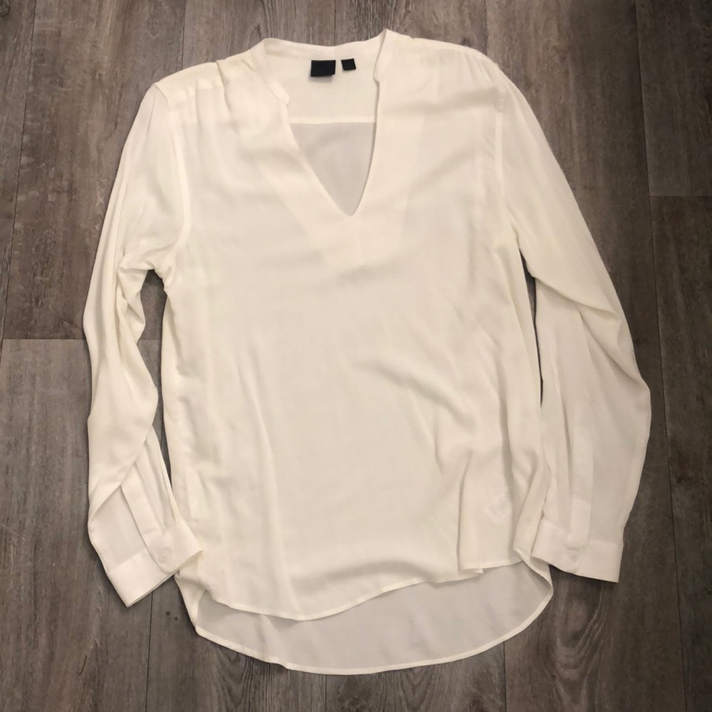 Asos Viscose V neck dress shirt